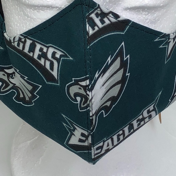 EAGLES Football 100% Cotton Face Mask~New! - Picture 8 of 13